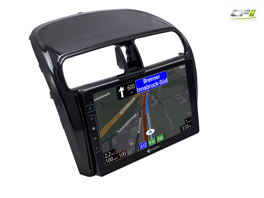 D9-129 Premium Android Autoradio für Mitsubishi Mirage mit 4 x 100W Class-D Verstärker, 9 Zoll Display (hochauflösend), Inkl.