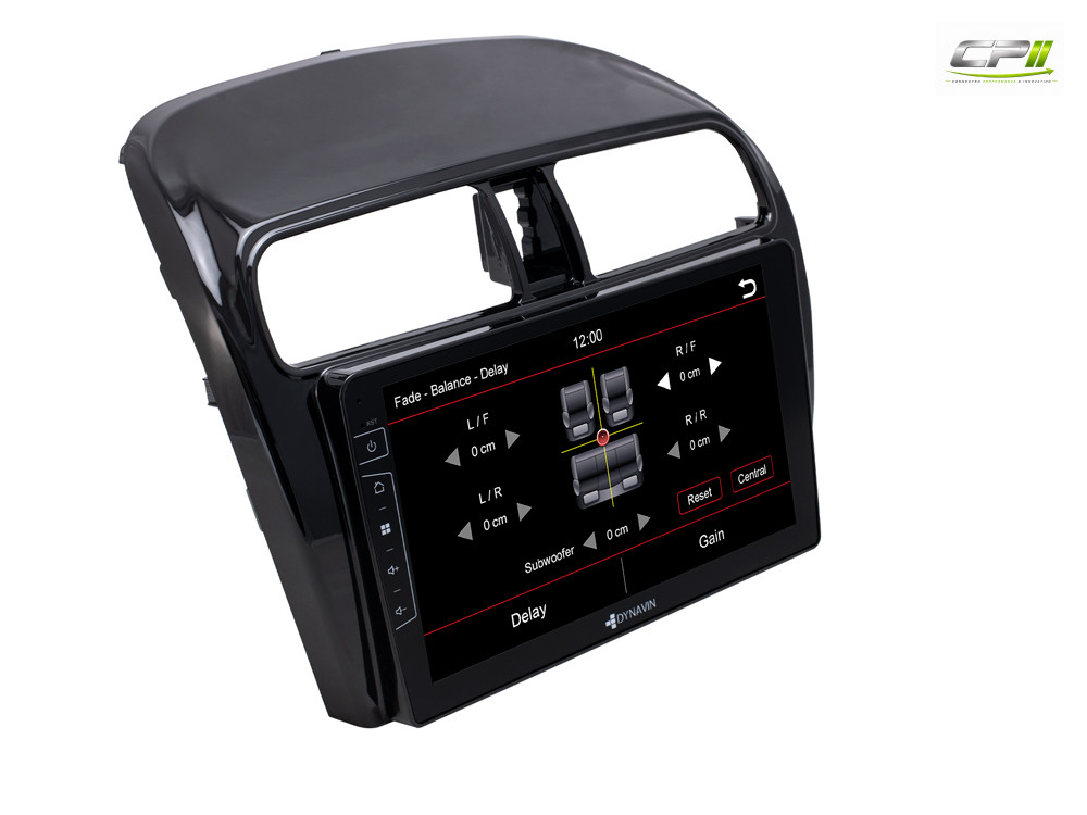 D9-129 Premium Android Autoradio für Mitsubishi Mirage mit 4 x 100W Class-D Verstärker, 9 Zoll Display (hochauflösend), Inkl.