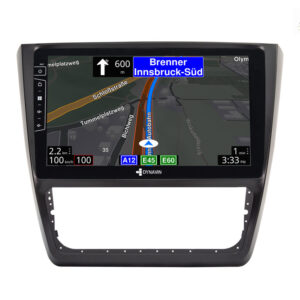 D9-151 Premium Android Autoradio für Skoda Yeti mit 4 x 100W Class-D Verstärker, 10,1 Zoll Display (hochauflösend), Inkl. Hea