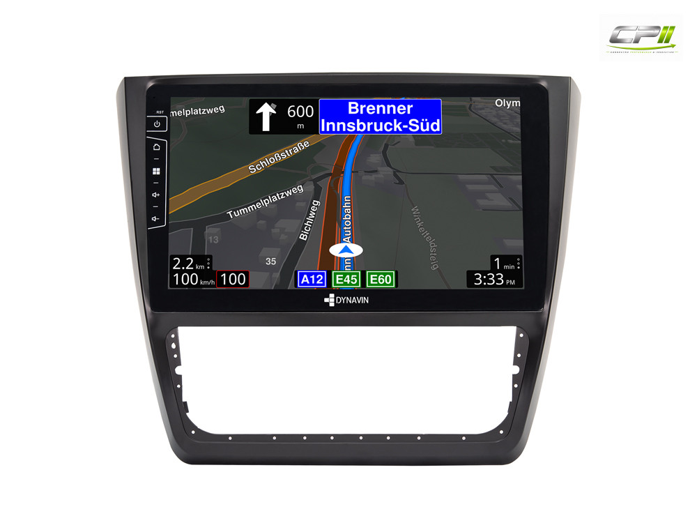 D9-151 Premium Android Autoradio für Skoda Yeti mit 4 x 100W Class-D Verstärker, 10,1 Zoll Display (hochauflösend), Inkl. Hea