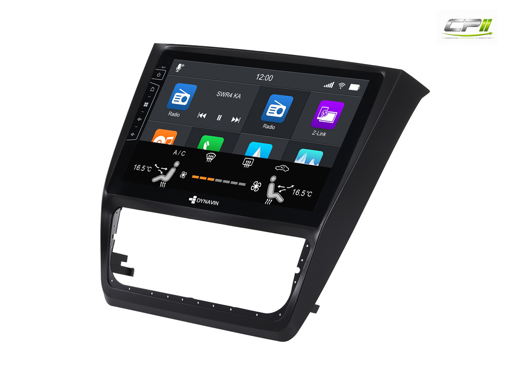 D9-151 Premium Android Autoradio für Skoda Yeti mit 4 x 100W Class-D Verstärker, 10,1 Zoll Display (hochauflösend), Inkl. Hea