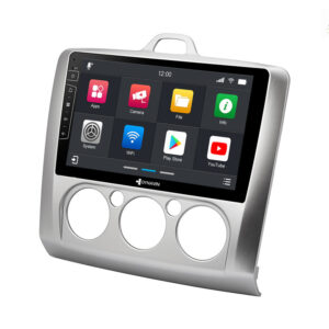 D9-41 Premium Android Autoradio für Ford Focus mit 4 x 100W Class-D Verstärker, 9 Zoll Display (hochauflösend), Inkl. Head-up