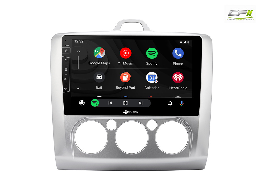 D9-41 Premium Android Autoradio für Ford Focus mit 4 x 100W Class-D Verstärker, 9 Zoll Display (hochauflösend), Inkl. Head-up