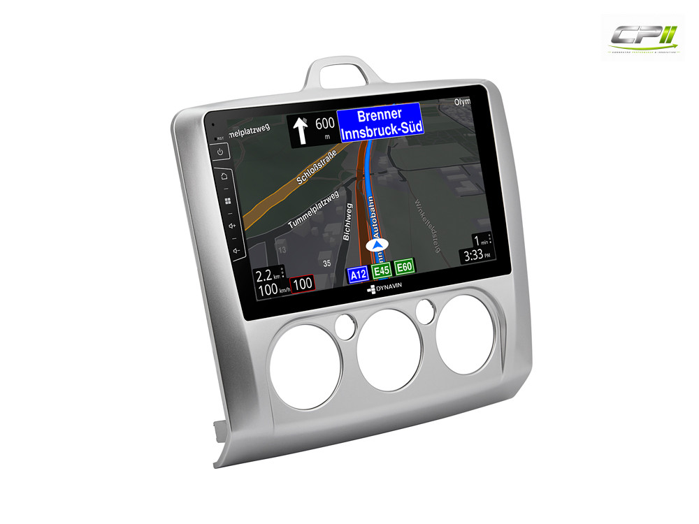 D9-41 Premium Android Autoradio für Ford Focus mit 4 x 100W Class-D Verstärker, 9 Zoll Display (hochauflösend), Inkl. Head-up