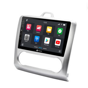 D9-41A Premium Android Autoradio für Ford Focus mit 4 x 100W Class-D Verstärker, 9 Zoll Display (hochauflösend), Inkl. Head-u