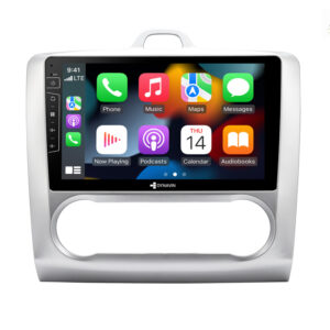 D9-41A Premium Android Autoradio für Ford Focus mit 4 x 100W Class-D Verstärker, 9 Zoll Display (hochauflösend), Inkl. Head-u