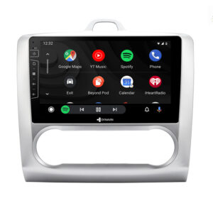 D9-41A Premium Android Autoradio für Ford Focus mit 4 x 100W Class-D Verstärker, 9 Zoll Display (hochauflösend), Inkl. Head-u