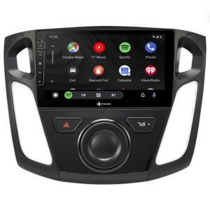 D9-44 Premium Android Autoradio für Ford Focus mit 4 x 100W Class-D Verstärker, 9 Zoll Display (hochauflösend), Inkl. Head-up