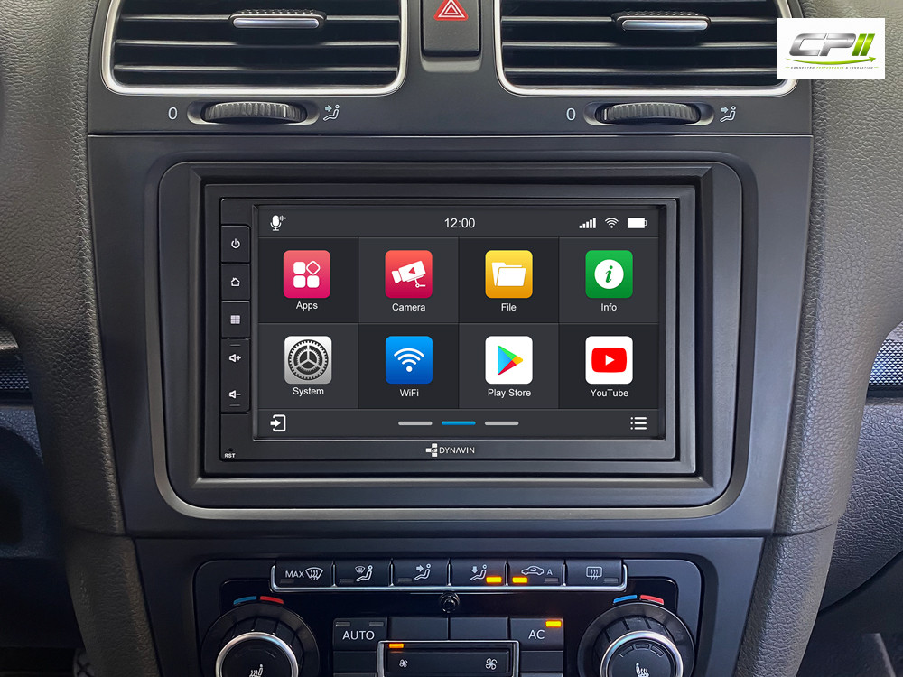 D9-7005 Premium 7-Zoll Universal Dopple Din Android Autoradio mit 4 x 100W Class-D Verstärker, Inkl. Head-up-Display, Apple C