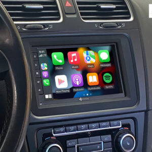 D9-7005 Premium 7-Zoll Universal Dopple Din Android Autoradio mit 4 x 100W Class-D Verstärker, Inkl. Head-up-Display, Apple C