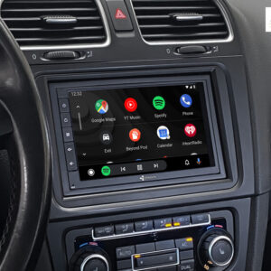D9-7005 Premium 7-Zoll Universal Dopple Din Android Autoradio mit 4 x 100W Class-D Verstärker, Inkl. Head-up-Display, Apple C