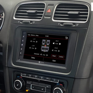 D9-7005 Premium 7-Zoll Universal Dopple Din Android Autoradio mit 4 x 100W Class-D Verstärker, Inkl. Head-up-Display, Apple C