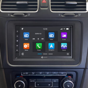 D9-7005 Premium 7-Zoll Universal Dopple Din Android Autoradio mit 4 x 100W Class-D Verstärker, Inkl. Head-up-Display, Apple C