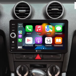 D9-A3 Premium Flex 160 GB Android Autoradio für Audi A3 | S3 mit 4 x 100W Class-D Verstärker, 9 Zoll Display (hochauflösend),