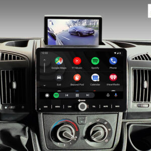 D9-DCX Plus – C Android Navigationssystem für Fiat Ducato mit 10,1-Zoll Touchscreen, Inkl. Head-up-Display, Apple CarPlay und