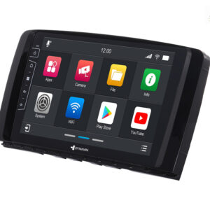 D9-DF431 Premium Android Autoradio für Mercedes R-Klasse mit 4 x 100W Class-D Verstärker, 9 Zoll Display (hochauflösend), Ink