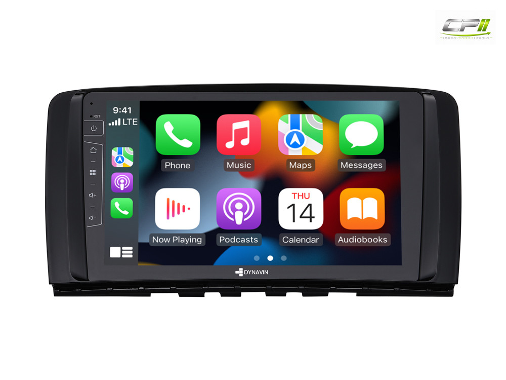 D9-DF431 Premium Android Autoradio für Mercedes R-Klasse mit 4 x 100W Class-D Verstärker, 9 Zoll Display (hochauflösend), Ink