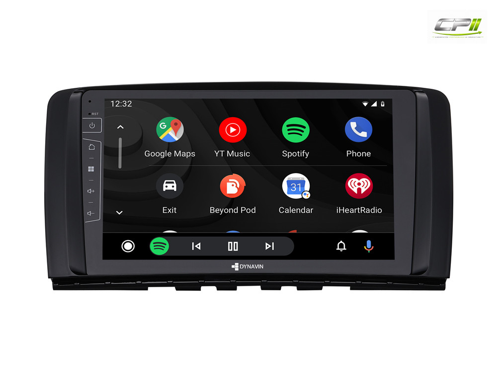 D9-DF431 Premium Android Autoradio für Mercedes R-Klasse mit 4 x 100W Class-D Verstärker, 9 Zoll Display (hochauflösend), Ink
