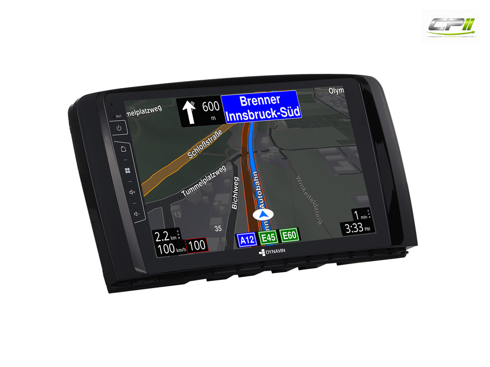 D9-DF431 Premium Android Autoradio für Mercedes R-Klasse mit 4 x 100W Class-D Verstärker, 9 Zoll Display (hochauflösend), Ink