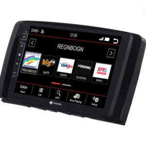 D9-DF431 Premium Android Autoradio für Mercedes R-Klasse mit 4 x 100W Class-D Verstärker, 9 Zoll Display (hochauflösend), Ink