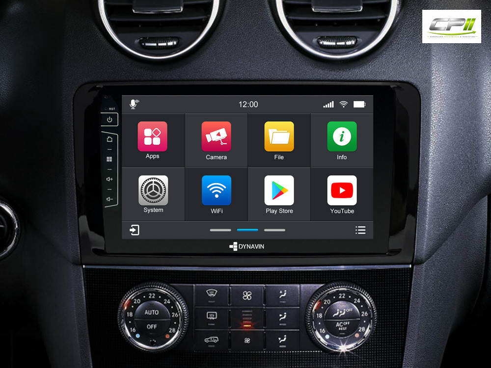D9-DF432 Premium Android Autoradio für Mercedes ML | GL X164 mit 4 x 100W Class-D Verstärker, 9 Zoll Display (hochauflösend),