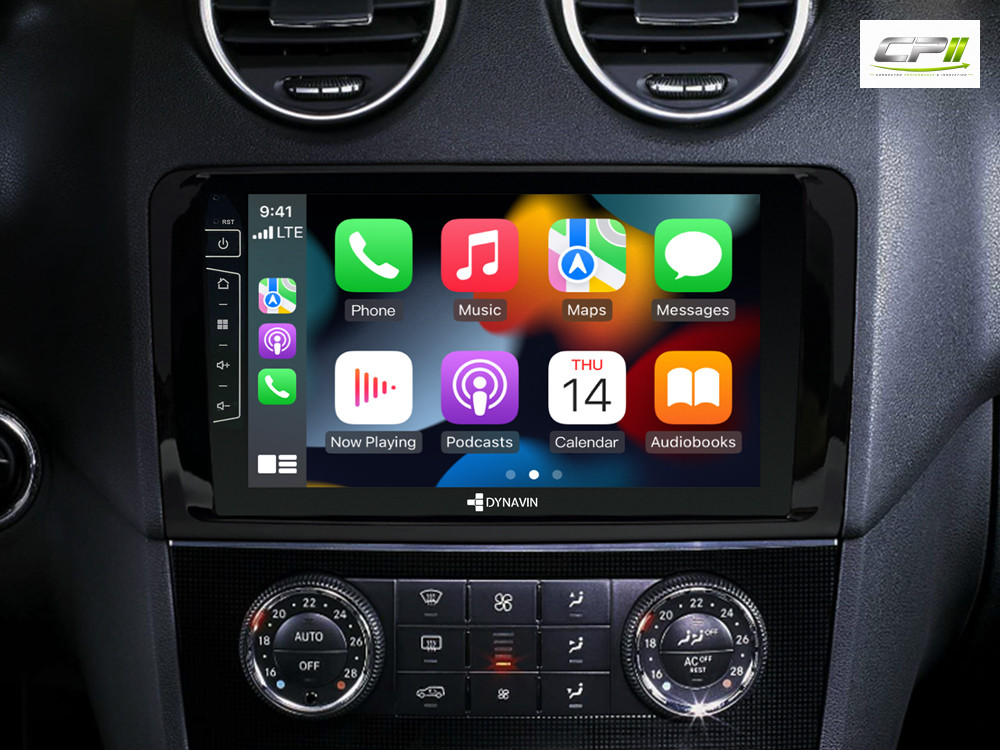 D9-DF432 Premium Android Autoradio für Mercedes ML | GL X164 mit 4 x 100W Class-D Verstärker, 9 Zoll Display (hochauflösend),