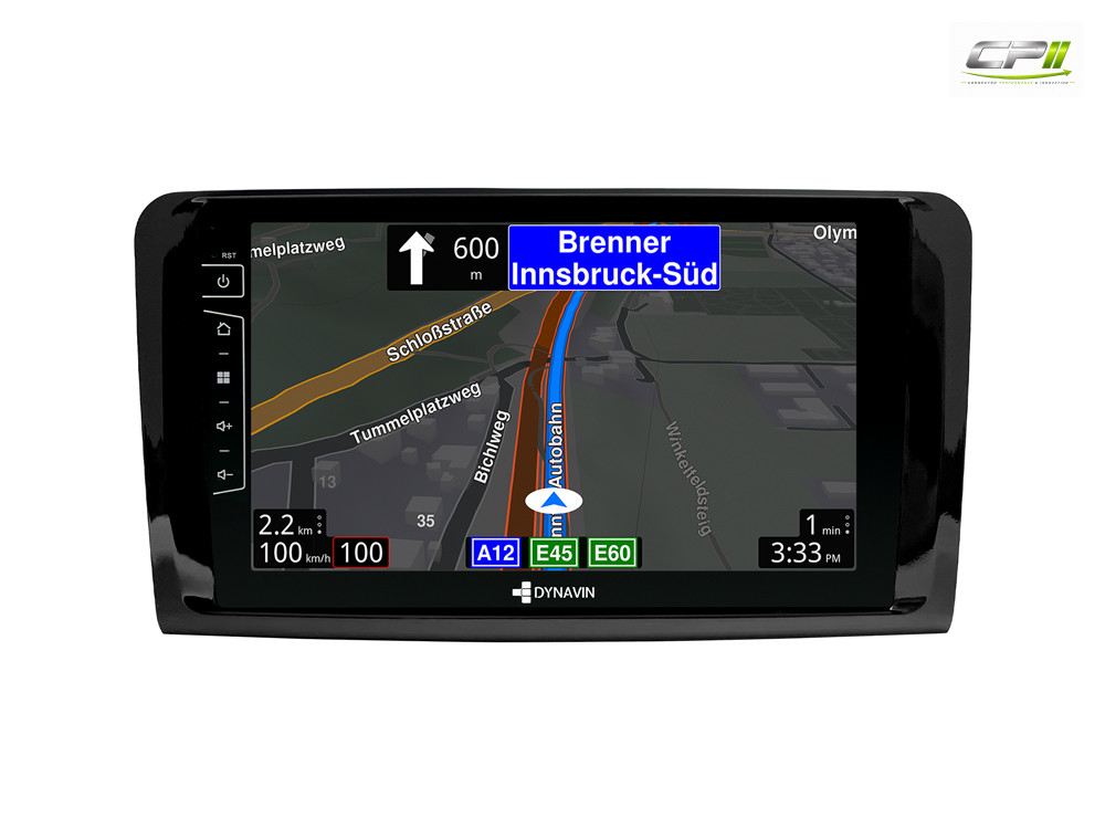 D9-DF432 Premium Android Autoradio für Mercedes ML | GL X164 mit 4 x 100W Class-D Verstärker, 9 Zoll Display (hochauflösend),