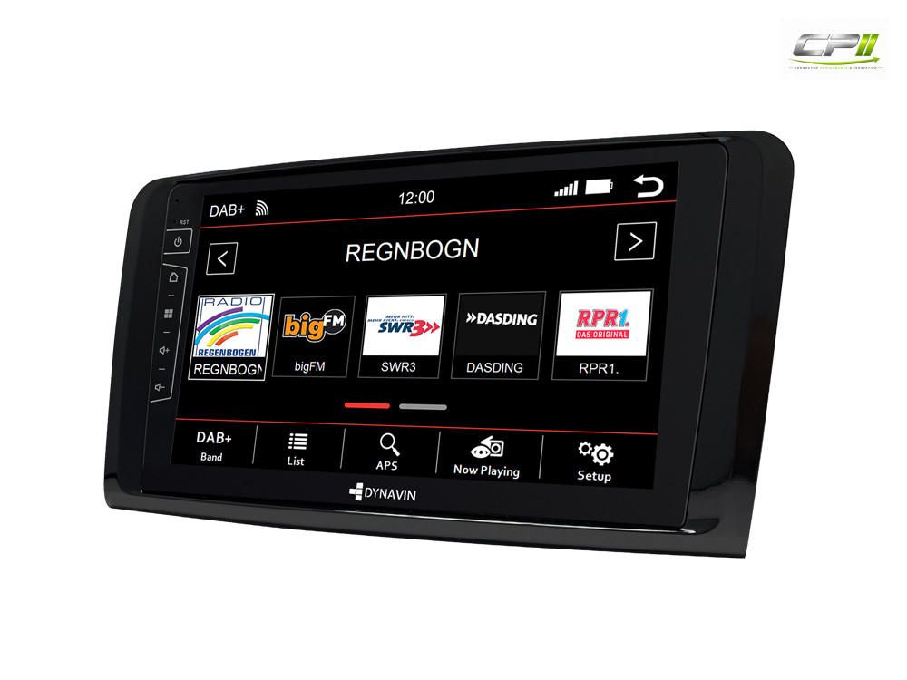 D9-DF432 Premium Android Autoradio für Mercedes ML | GL X164 mit 4 x 100W Class-D Verstärker, 9 Zoll Display (hochauflösend),