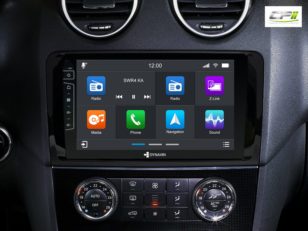 D9-DF432 Premium Android Autoradio für Mercedes ML | GL X164 mit 4 x 100W Class-D Verstärker, 9 Zoll Display (hochauflösend),