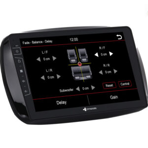 D9-DF434 Premium Android Autoradio für Mercedes Smart mit 4 x 100W Class-D Verstärker, 9 Zoll Display (hochauflösend), Inkl.