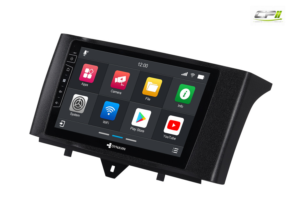 D9-DF435 Premium Android Autoradio für Mercedes Smart mit 4 x 100W Class-D Verstärker, 9 Zoll Display (hochauflösend), Inkl.