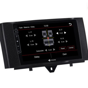 D9-DF435 Premium Android Autoradio für Mercedes Smart mit 4 x 100W Class-D Verstärker, 9 Zoll Display (hochauflösend), Inkl.