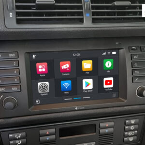 D9-E39 Premium Android Autoradio für BMW 5er E39 mit 4 x 100W Class-D Verstärker, 7 Zoll Display (hochauflösend), Inkl. Head-