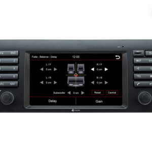 D9-E39 Premium Android Autoradio für BMW 5er E39 mit 4 x 100W Class-D Verstärker, 7 Zoll Display (hochauflösend), Inkl. Head-