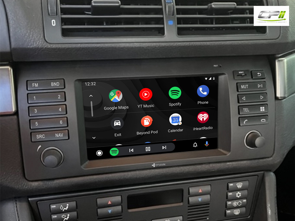 D9-E53 Premium Android Autoradio für BMW X5 E53 mit 4 x 100W Class-D Verstärker, 7 Zoll Display (hochauflösend), Inkl. Head-u