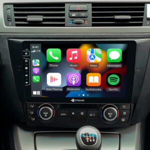 D9-E90 Premium Android Autoradio für BMW E90-E93 mit 4 x 100W Class-D Verstärker, 9 Zoll Display (hochauflösend), Inkl. Head-