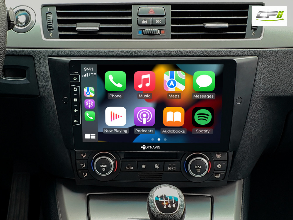 D9-E90 Premium Android Autoradio für BMW E90-E93 mit 4 x 100W Class-D Verstärker, 9 Zoll Display (hochauflösend), Inkl. Head-