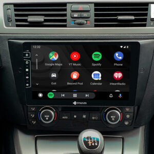 D9-E90 Premium Android Autoradio für BMW E90-E93 mit 4 x 100W Class-D Verstärker, 9 Zoll Display (hochauflösend), Inkl. Head-