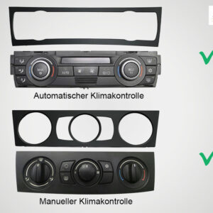 D9-E90 Premium Android Autoradio für BMW E90-E93 mit 4 x 100W Class-D Verstärker, 9 Zoll Display (hochauflösend), Inkl. Head-