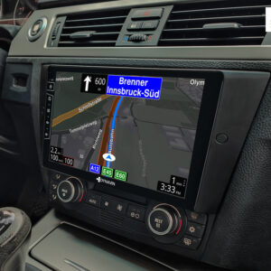 D9-E90 Premium Android Autoradio für BMW E90-E93 mit 4 x 100W Class-D Verstärker, 9 Zoll Display (hochauflösend), Inkl. Head-