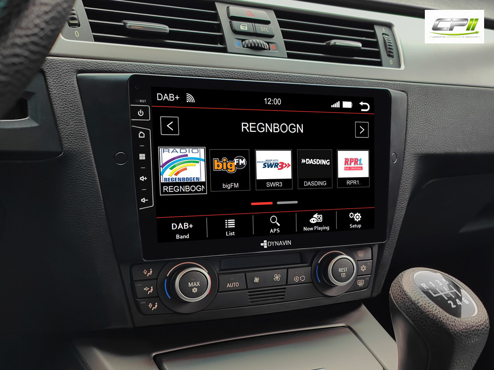 D9-E90 Premium Android Autoradio für BMW E90-E93 mit 4 x 100W Class-D Verstärker, 9 Zoll Display (hochauflösend), Inkl. Head-