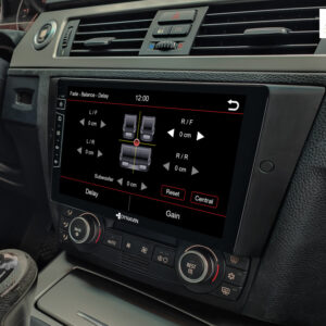 D9-E90 Premium Android Autoradio für BMW E90-E93 mit 4 x 100W Class-D Verstärker, 9 Zoll Display (hochauflösend), Inkl. Head-