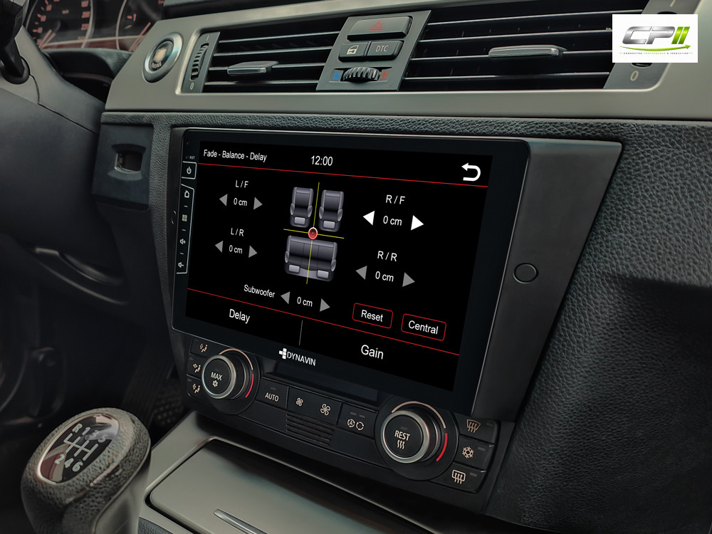 D9-E90 Premium Android Autoradio für BMW E90-E93 mit 4 x 100W Class-D Verstärker, 9 Zoll Display (hochauflösend), Inkl. Head-