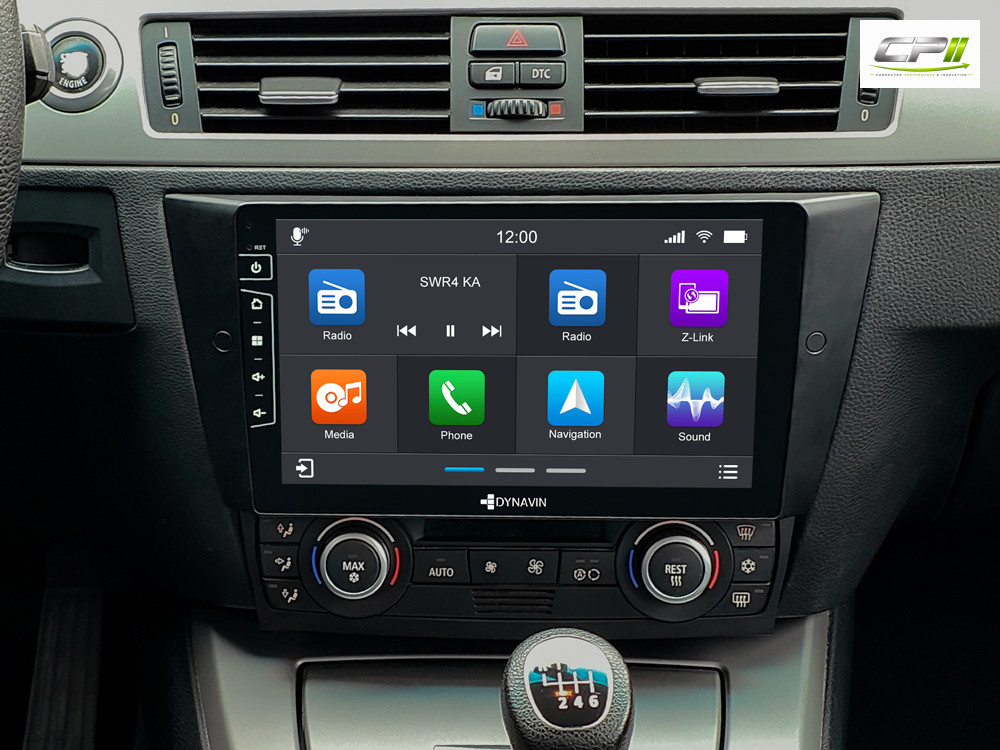 D9-E90 Premium Android Autoradio für BMW E90-E93 mit 4 x 100W Class-D Verstärker, 9 Zoll Display (hochauflösend), Inkl. Head-