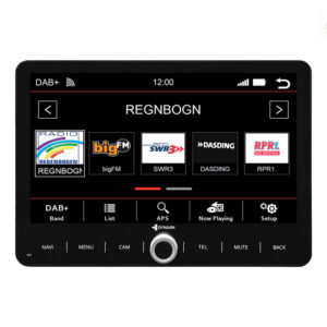 D9-JP Plus Android Navigationssystem für Jeep Wrangler JK mit 10,1-Zoll Touchscreen, Inkl. Head-up-Display, Apple CarPlay und