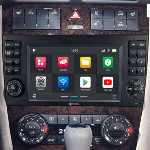 D9-MBC Premium Android Autoradio für Mercedes C-Klasse mit 4 x 100W Class-D Verstärker, 7 Zoll Display (hochauflösend), Inkl.