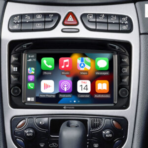 D9-MC2000 Premium Android Autoradio für Mercedes Vito mit 4 x 100W Class-D Verstärker, 7 Zoll Display (hochauflösend), Inkl.