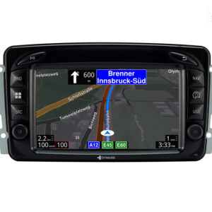 D9-MC2000 Premium Android Autoradio für Mercedes Vito mit 4 x 100W Class-D Verstärker, 7 Zoll Display (hochauflösend), Inkl.