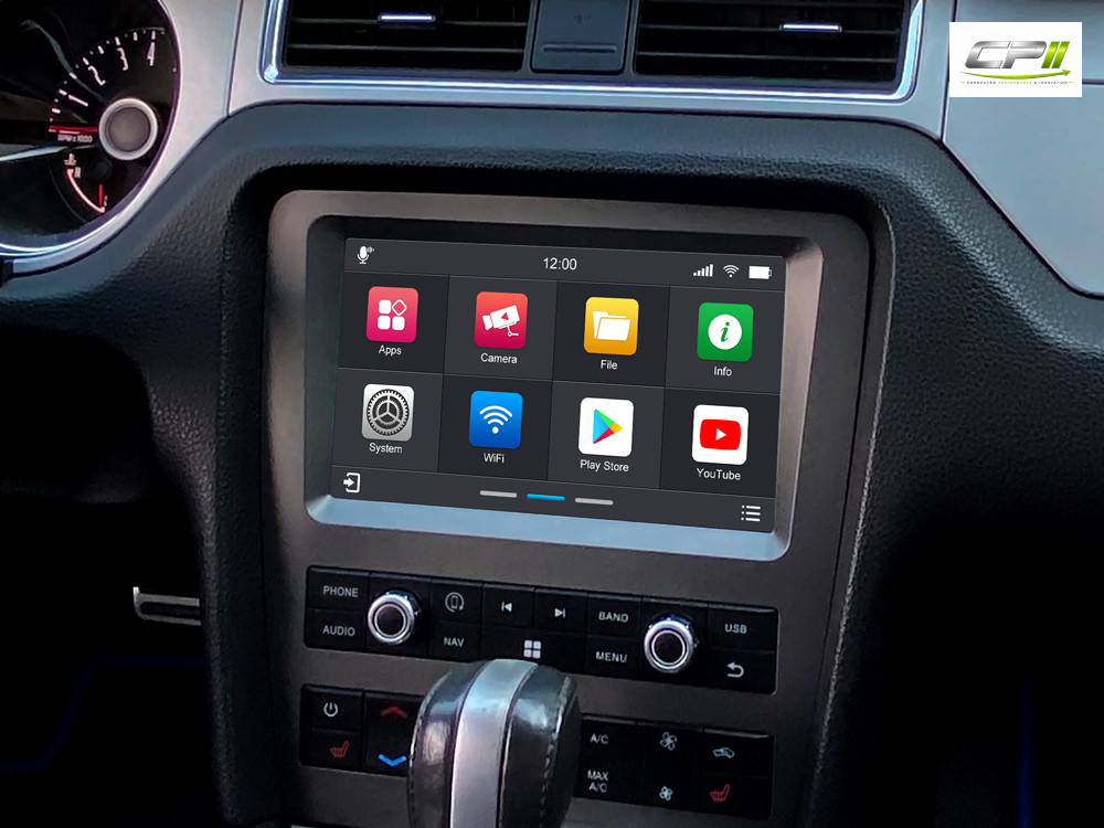 D9-MST2010 Plus Android Navigationssystem für Ford Mustang mit 9-Zoll Touchscreen, Inkl. Head-up-Display, Apple CarPlay und A