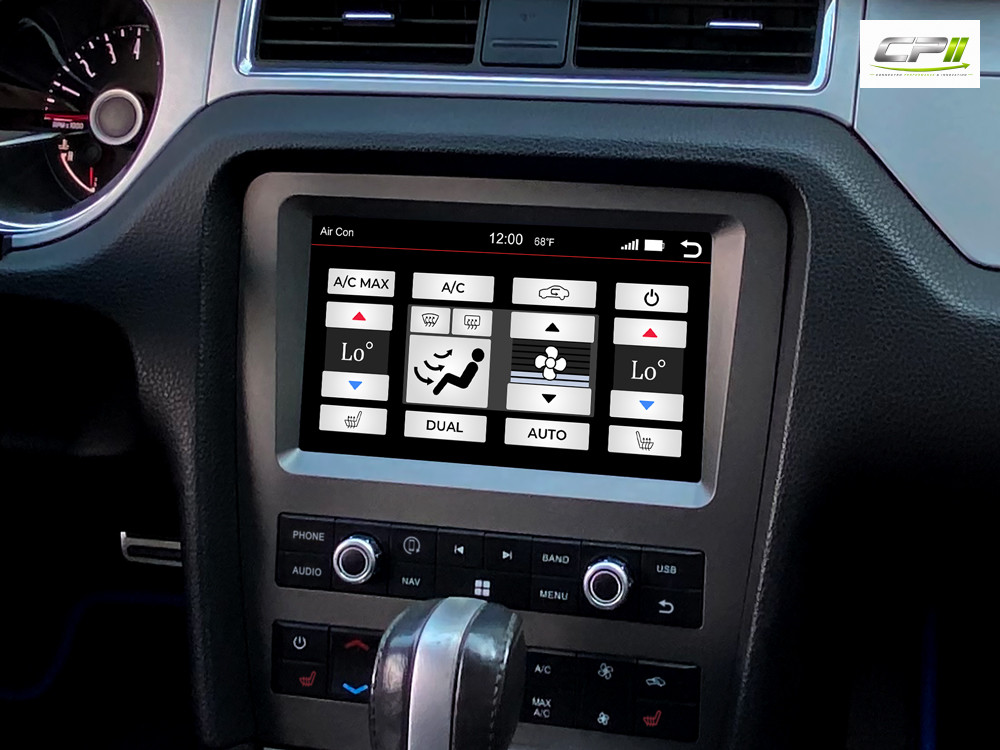 D9-MST2010 Plus Android Navigationssystem für Ford Mustang mit 9-Zoll Touchscreen, Inkl. Head-up-Display, Apple CarPlay und A